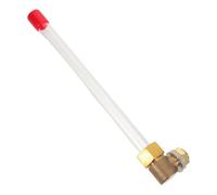 Acrylique Transparent Indicateur de Niveau de Liquide, Filetage 1/4 | Jauge Cuve Fioul 2000l, Jauge de Niveau Eau pour Chaudière, Indicateur pour Réservoir