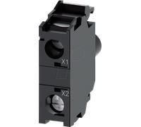 Siemens SIRIUS ACT Module LED 3SU1401-1BB60-1AA0 24 V AC/DC blanc, borne à vis