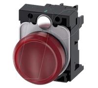 Siemens 3SU1106-6AA20-1AA0 Voyant lumineux plat rouge 230 V/AC 1 pc(s)