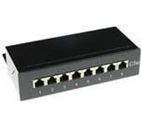 ACT Surface mounted box shielded 8 ports CAT6. Type: CAT6 Mountbox c6 8 prt shielded (FA6001)