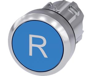 ACT50 0AB50-0AR0 - Bouton-poussoir SIRIUS ACT, Ø 22 mm, bleu, « R »