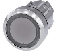 Siemens 3SU10510AB700AA0 3SU1051-0AB70-0AA0 Bouton-poussoir lumineux à rappel actionneur plat, collerette métal, finition