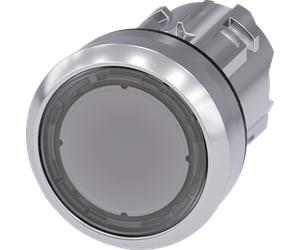 ACT51 0AB70-0AA0 - Bouton-poussoir lumineux SIRIUS ACT, Ø 22 clair