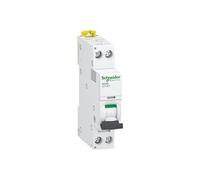 Schneider Electric - Disjoncteur modulaire Acti9 iDT40T 1P+N 1A Courbe C 4500A/6kA A9P22601