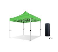 Actiexpress Tente Pliante Barnum Pliant Tonnelle Professionnelle 2x2,3X3,3x4.5,3x6,4x8 Structure en Aluminium 45mm Toit 450g/m² qualité professionelle (Vert Pomme, 3x3)