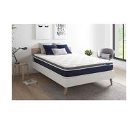 Actisom Matelas ACTILATEX CONFORT 140x190 Latex et mémoire de forme 7 zones 26 cm mi-ferme