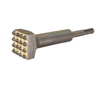 ACTINTOOL 14 cm x 3,8 cm. Patch de réparation de béton à 16 pointes pour préparer l'outil de douille SDS Plus, tête carrée de 3,8 cm, revêtement rugueux du béton pour marteau rotatif (lot de 1)