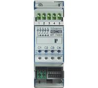 Actionneur de chauffage BTICINO MyHOME quadruple pour servomoteurs et ventilo-convecteurs, 2 TE DIN, 1 pièce.