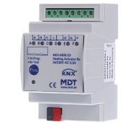 Actionneur de chauffage MDT KNX, 24/230 V, 6 voies, REG, 1 pièce.