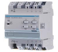 Actionneur de commutation KNX quadruple ou actionneur de stores/volets roulants double TXA604D | Hager | TXA604D | Actionneur de commutation