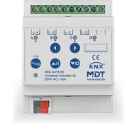 Actionneur de commutation/store MDT KNX 4/2 voies 16 A REG, 1 pièce.