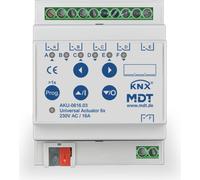 Actionneur de commutation/store MDT KNX 6/3 voies 16 A REG, 1 pièce.