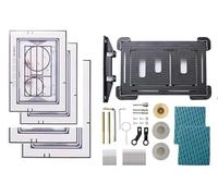 Actionneur de plaque poussoir invisible avec fixation magnétique, pour systèmes de chasse Geberit, intégration sans couture, pour rénovation moderne de salle de bain, actionneur magnétique, pour
