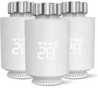 Actionneur de radiateur,intelligente, programmation horaire, TRV06-3 pièces, 220-240 V