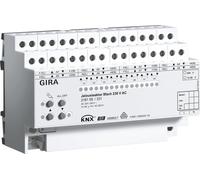 Actionneur de stores KNX Gira 8 fois 230 V CA REG avecmanuelle, 1 pièce.