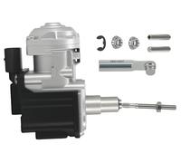 Actionneur de valve d'échappement turbo, construction métallique, longueur de 21 cm, largeur de 15 cm, hauteur de 13 cm, poids de 750 g