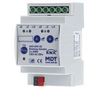 MDT KNX Actionneur variateur universel double avec compteur d'énergie active REG, 1 pièce.