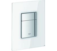 Actionneur de WC Grohe Skate Cosmopolitan avec surface en verre moon white - 38845LS0