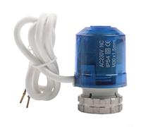 Actionneur électrique pour chauffage au sol 230 V AC M30 x 1,5 - Vanne d'expansion thermique normalement fermée avec retour à ressort pour contrôle de la température du radiateur