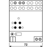 Actionneur gradateur universel KNX 1 fois, 20-500VA 3901 REGHE