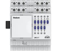 Actionneur KNX pour stores, 4 canaux, montage sur rail DIN, 6 A, extension MIX2