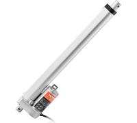 Actionneur linéaire 12 V, 12 pouces, 0,55 pouce/seconde, haute vitesse, 220 lb/1000 N, protection IP54