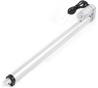 Actionneur linéaire - 12 V CC - Course 45 cm - Force de poussée 900 N - Vitesse 10 mm/s - Télécommande radio 100 m - Facteur de service 25 % - Blanc