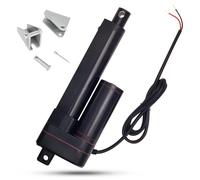 Actionneur linéaire 1500N, course de 100 mm, alimentation 12V DC, indice de protection IP65, avec supports