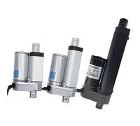 Actionneur linéaire, moteur électrique 12 V CC, course 50 mm, 30, 100, 24, ouvre-fenêtre N, 300, 500, 700, 1000, 1200, 1500(Black 50mm,12V 1200N 6mm s)