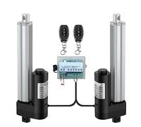 Actionneur linéaire synchrone, course 12V 24V 50-400MM super silencieuse avec 2 contrôleurs à distance 1500N 3000N 4000N moteur engrenages courant continu de poussée pour applications électroniques