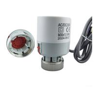 Actionneur pour chauffage pour sol 230V Faible Consommation 2W | Normalement fermé, ouverture auto sous tension, contrôle pour précis du débit, pour idéal maisons et hôtels