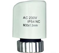 Actionneur Thermique 230V Normalement Fermé M30x1.5 pour Chauffage au pour sol - Avec Indicateur de Position et Câble 1m(Normally Close)