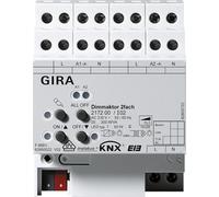 Actionneur variateur KNX Gira double 2x300W REG –précise de l'éclairage et des ambiances, 1 pièce.