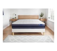 Ensemble matelas Latex+Mémoire de forme ACTILATEX MORPHO 90x200 Maxi épaisseur 5zones de confort + sommier KIT blanc G