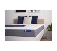 ACTISOM Matelas Latex et mémoire de forme 90x190 cm 5 zones de confort