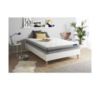 ACTISOM Matelas mémoire de forme 200x200 cm Maxi épaisseur 5 zones de confort