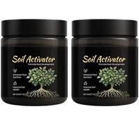 Activateur de sol Soil Pro, formule hydrosoluble, favorise la croissance des plantes et la vitalité du sol, idéal pour les légumes, la pelouse et toutes les plantes d'intérieur et d'extérieur,2PCS