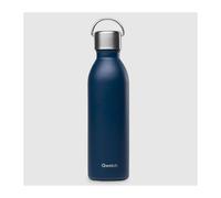 ACTIVE Bouteille isotherme double paroi en Inox avec poignée Qwetch 600 ml Bleu Marine