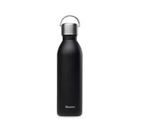 ACTIVE Bouteille isotherme double paroi en Inox avec poignée Qwetch 600 ml noir
