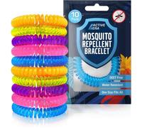 Active Era Bracelet anti-moustique [Pack de 12] Bracelets anti-insectes, anti-moustiques
