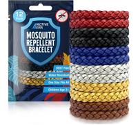 Active Era Bracelet anti-moustique [Pack de 12] Bracelets anti-insectes, anti-moustiques - Couleurs Modernes