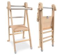 Talk-Point Tour d'apprentissage pliable Montessori en bois FSC® Marron