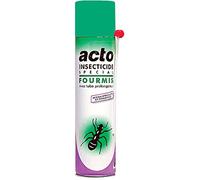 ACTO | AÉROSOL Contre toutes les espèces de fourmis qui colonisent la maison, les balcons, les terrasses (fourmis noires, fourmis rouges et fourmis d’Argentine). | Aérosol avec tube prolongateur | FOUR5