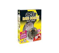 ACTO | Blocs appats contre les rats noirs, rats d’égout et souris | étui 240g | HYDRO7