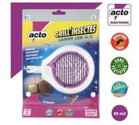 ACTO Lampe led UV, GRILL’INSECTES, protège jusqu'à 20 m² G