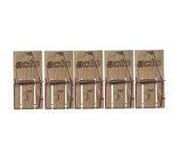 ACTO Pièges à Souris - Lot de 5 Tapettes en Bois