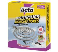 ACTO | Spirales MOUSTIQUES, MOUSTIQUES Tigres | 60 Heures DECOMBUSTION | SPI1
