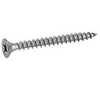 Vis à bois aggloméré tête fraisée pozidrive inox A4 6X45 boîte de 100 - ACTON - 643056X45