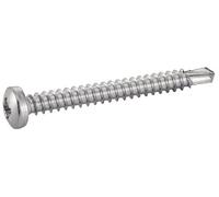 Boîte 200 Vis auto-perceuses tête cylindrique Pozidrive Inox A2 - PZ3.5 x 16mm - 624303.5X16