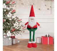 ACTOYS Noel Lutin, 21 in, Grand Lutin de Noel, Père Noël, Rennes de Noel, Bonhomme de Neige, Elfes Rétractables, pour Décoration de Noël, Maisons, Magasins, Restaurants (N1)